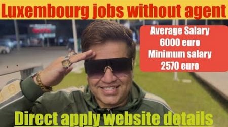 Warehouse jobs in Luxembourg. Without agents