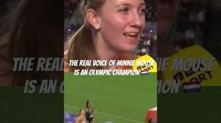 Femke Bol who previously went viral for her Minnie Mouse voice make up a 20m deficit to win Gold.