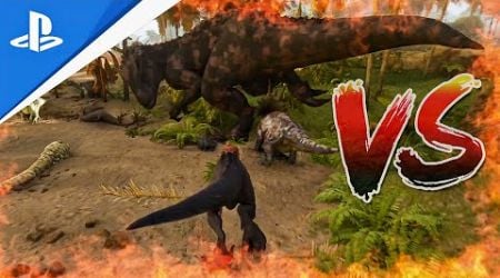 EPIC Dino Duel in Ark Ascended: Moro Rex vs. Moro Raptor! (INSANE Battle)