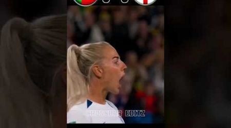 Portugal Mens VS England Women&#39;s Imaginary Penalty Shootout #ronaldo vs #alisha