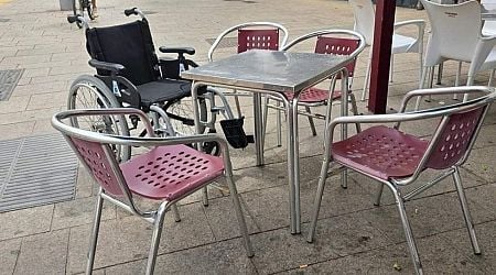 Bar worker in Spain is stunned after patron leaves behind their wheelchair after drinking session