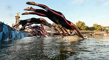 Marathon Swimming Held At Olympics But Concerns About Seine Water Safety Remain