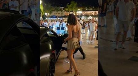 Valet opening a door for the Lady #monaco #short #shorts #youtubeshorts