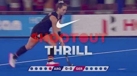 Shootout Thrill Powered by Nike: Argentina vs Germany | FIH Hockey Women&#39;s World Cup 2022 | #Hockey