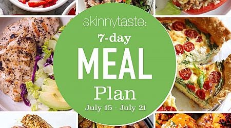 Free 7 Day Healthy Meal Plan (July 15-21)