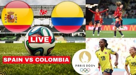 Spain vs Colombia Women 2-2 (4-2 Penalties) Live Olympic Quarter Football Match Score Highlight Vivo