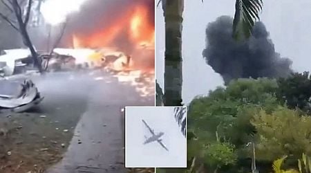 Brazil plane crash horror as 62 onboard jet that loses control in mid-air and lands in fireball