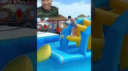 Challenge waterpark game fun #waterpark #vlog #waterslide #shorts #ytshots #navneet vibes voyage