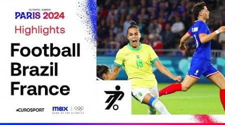 France 0-1 Brazil Women&#39;s Quarter-Final Football Highlights | Paris Olympics 2024 #Paris2024