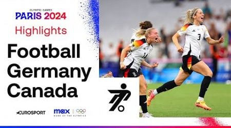 Germany 0-0 Canada (4-2 on pens) Women&#39;s Quarter-Final Football Highlights | #Paris2024