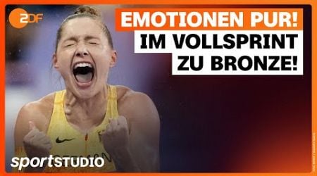 Die deutsche 4x100m-Staffel sprintet zu Bronze | Olympia Paris 2024 | sportstudio