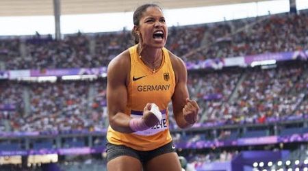 Yemisi Ogunleye wins Women&#39;s shot put Final event at Olympics Paris 2024 Gold for Germany