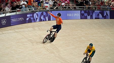 Paris Olympics: Unstoppable Lavreysen wins cycling sprint gold for Netherlands