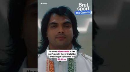 Neeraj Chopra won India its first silver medal at the 2024 Olympics. #Paris2024 #Olympics