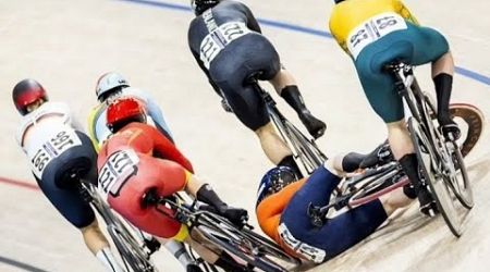 Terrifying Crash at Olympic Velodrome: Three Cyclists Injured in High-Speed Keirin Collision.