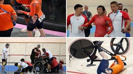 Shocking Crash at the Olympic Velodrome Left Three Female Cyclists Injured in a Keirin Event on Thu