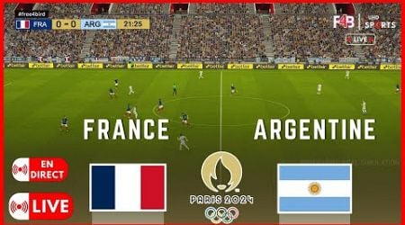 FRANCE VS ARGENTINE EN DIRECT | QUARTS DE FINALE | JEUX OLYMPIQUES 2024 | .SIMULATION ET SCORE LIVE