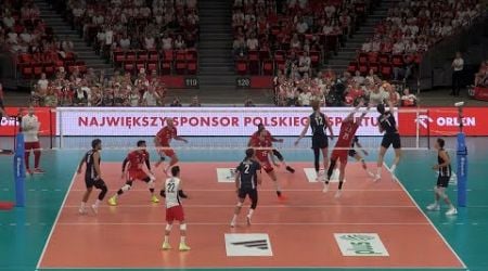 USA Volleyball Matt Anderson in USA - Poland Match 2024 Paris Olympic Preparation