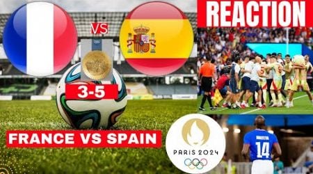 France vs Spain 3-5 Live Paris Olympic Gold Medal Final Football Match Score Highlights en Direct