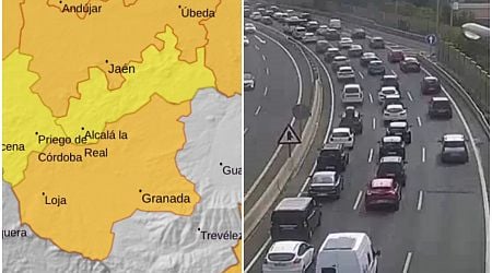 Hellish traffic jams in southern Spain as heatwave forces mass exodus to the beach