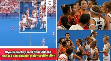 Paris Olympics 2024: Watch the shocking moment a Chinese hockey player SMACKS ball at Belgium...