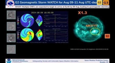 Strong X-Class Solar Flare and Earth Directed CME - A Series of Three CMEs is Now Heading for Earth