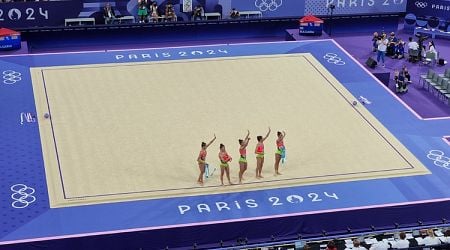 Bulgaria Places Fourth in Rhythmic Gymnastics Group All-Around Final in Paris