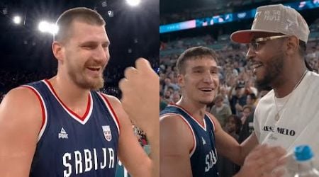 Nikola Jokic SO HYPED after Serbia beat Germany to win Bronze Medal at Olympics