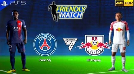 EA FC 24 - PSG Vs RB Leipzig | Friendly Match 2024 Difficulty Legendary AI PS5 [4K 60FPS +HDR]