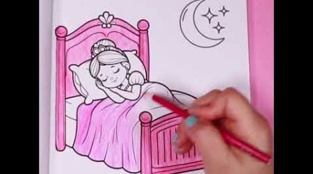 Sleeping Beauty Princess Coloring Page | Coloring Fun For Kids #coloringforkids #coloringfun