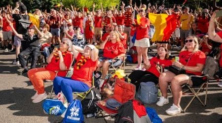 Fans Bashir Abdi gaan helemaal wild tijdens de marathon