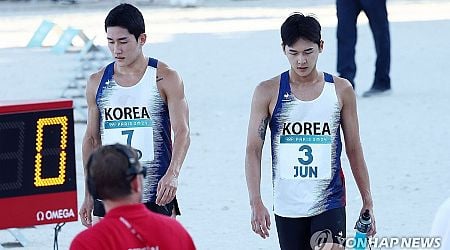 (LEAD) (Olympics) Jun Woong-tae, Seo Chang-wan finish 6th, 7th in men's modern pentathlon