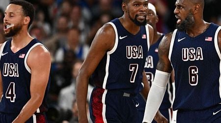 Team USA holds on to beat France, win 5th straight men's hoops gold