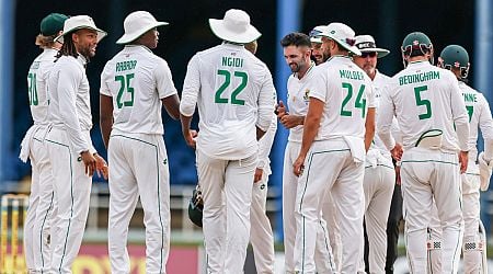 Keshav Maharaj, Kagiso Rabada raise hopes of South Africa win in rain-marred first Test ahead of final day