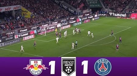 RB Leipzig vs PSG 1-1 | 2024 Friendly | Match Highlights