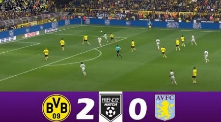 Borussia Dortmund vs Aston Villa 2-0 | 2024 Friendly | Match Highlights