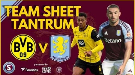 LIVE: Team Sheet Tantrum - Borussia Dortmund