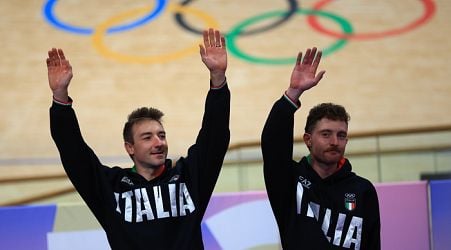 Italy silver in men's Madison, bronze in modern pentathlon