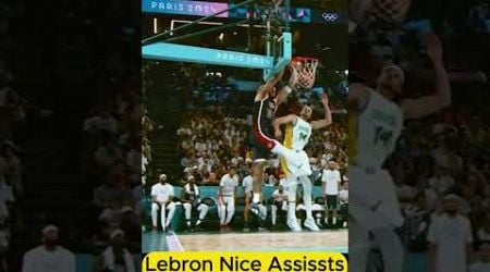 Lebron Nice Assists and Pass to Curry and Tatum #shortvideo #highlights #lebronjames #usabasketball