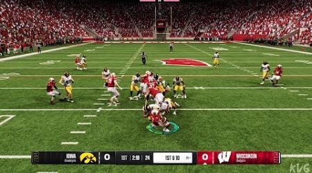 EA Sports College Football 25 - Iowa Hawkeyes vs Wisconsin Badgers - Gameplay (PS5 UHD) [4K60FPS]