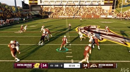 EA Sports College Football 25 - Central Michigan Chippewas vs Western Michigan Broncos - Gameplay 4K