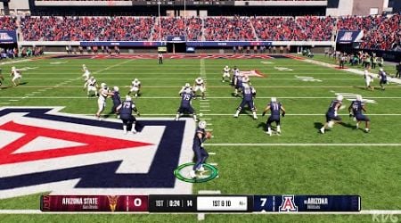 EA Sports College Football 25 - Arizona State Sun Devils vs Arizona Wildcats - Gameplay (UHD) [4K]