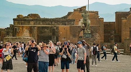 British tourist apologizes after carving initials into an ancient Pompeii home