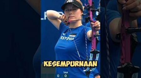 Bidikan Sempurna Pemanah Cantik asal Estonia #shorts #archery #estonian