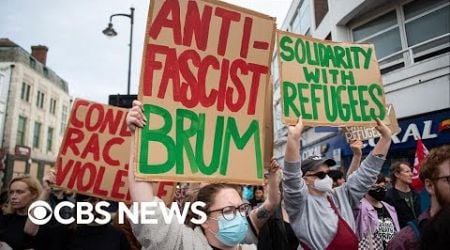 Anti-racism protesters take to U.K. streets to counter far-right riots