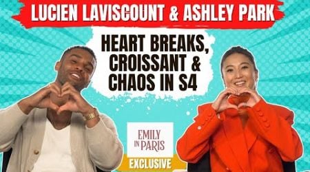 Emily In Season 4 Interview | Heartbreak, Croissant &amp; Chaos | Lucien Laviscount &amp; Ashley Park