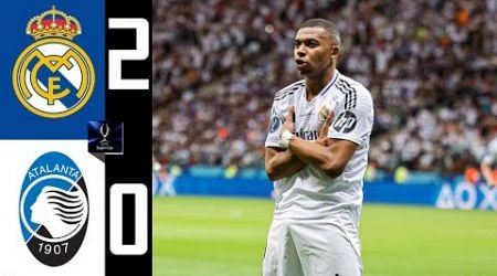 Real Madrid vs Atalanta 2-0 EXTENDED HIGHLIGHTS | UEFA Super Cup 2024