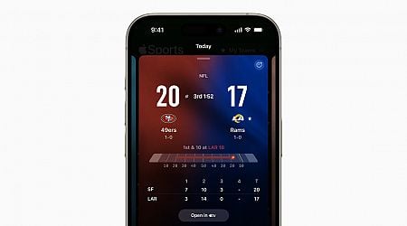 Apple Sports, Updated for Football Season, Will Soon Support Live Activities