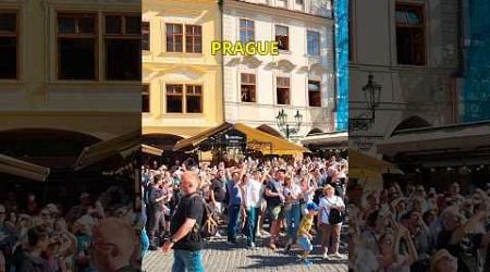 Tourists in Prague CZECH REPUBLIC #shorts #prague #czechrepublic