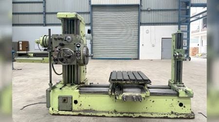 TOS (Czech Republic) H-63 Horizontal Boring Machine - with Facing Chuck &amp; Tail-Stock